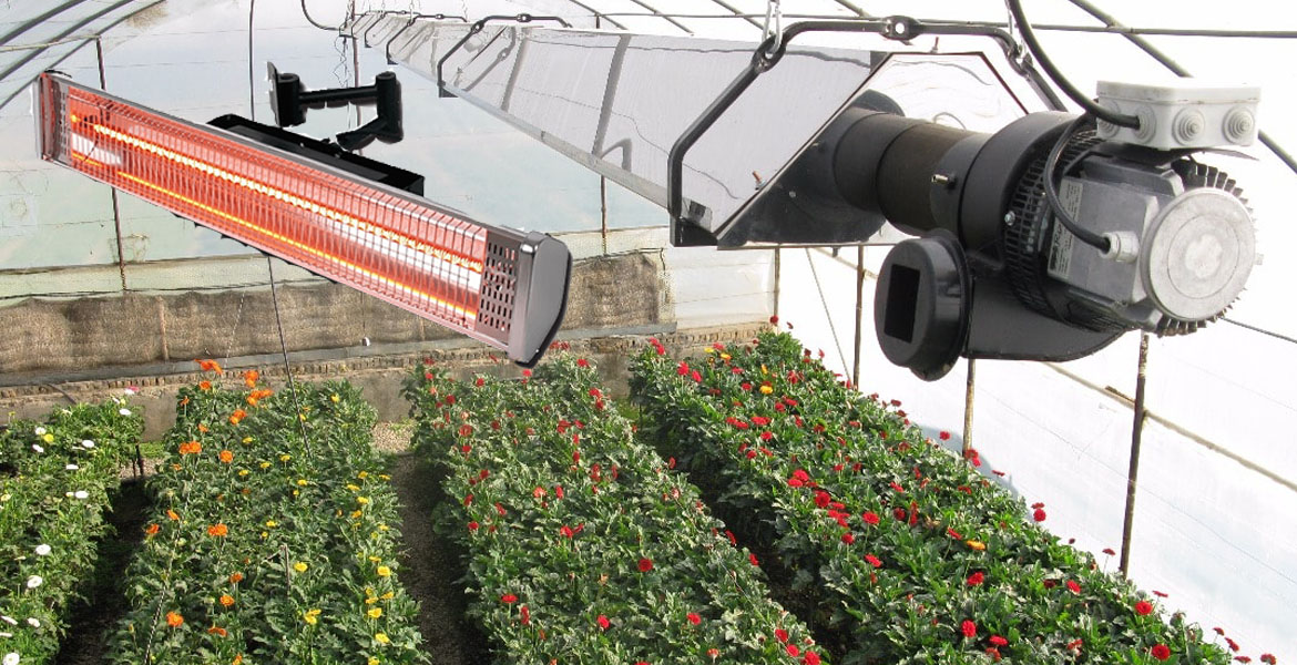 سیستم گرمایش گلخانه-هیتر تابشی